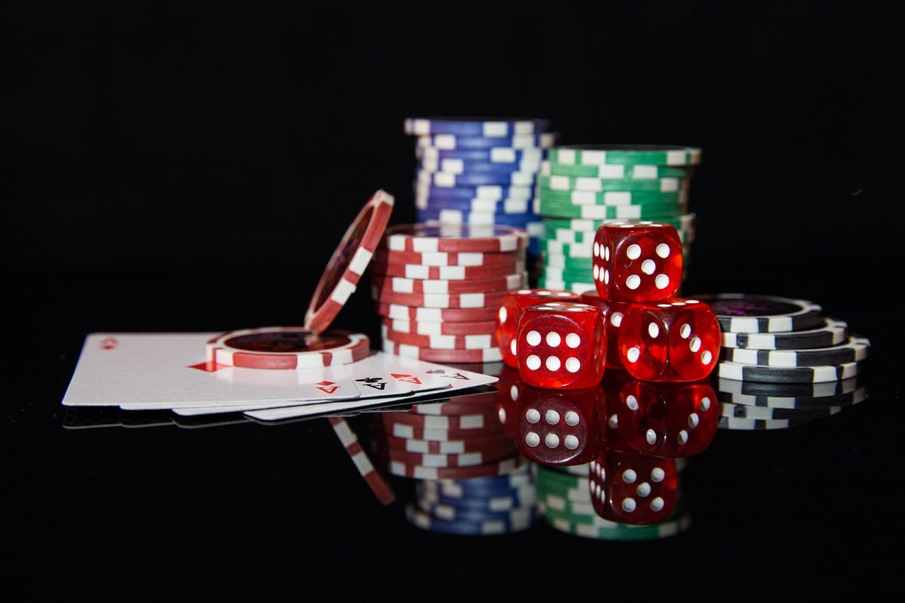 Blackjack table interface on mobile phone with card display and betting buttons